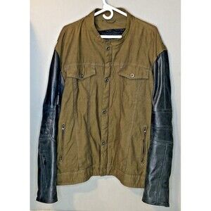 Speed & Strength Band of Brothers Armored Motorcycle Jacket Sz 2XL Leather Denim